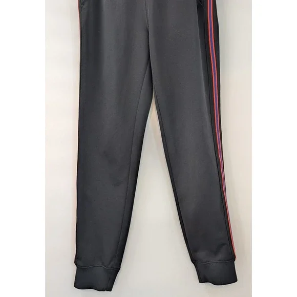 Psycho Bunny Joggers Striped Sweatpants Men's size Small Black Pockets - Picture 4 of 10